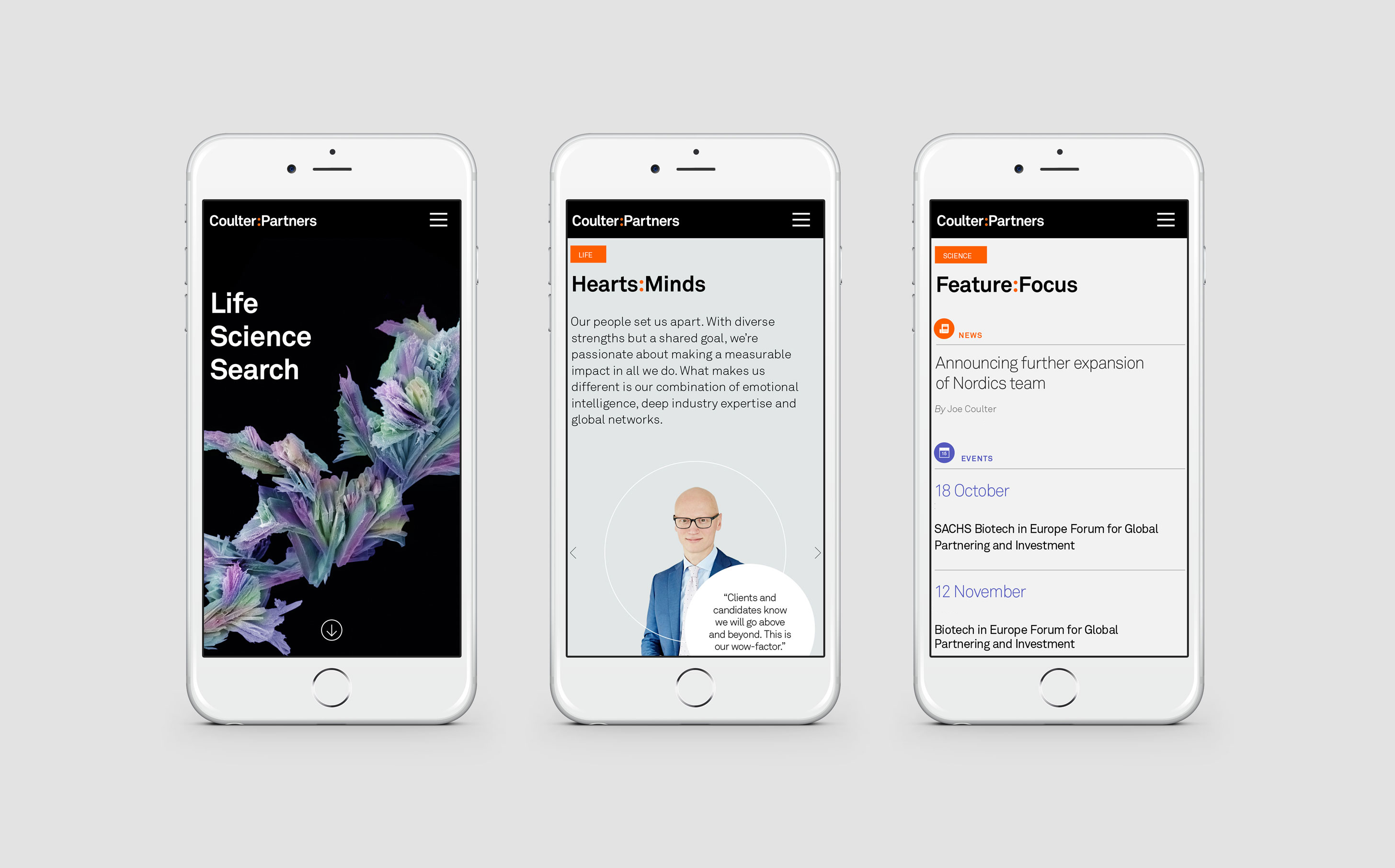 coulter-partners-website-mobile-design