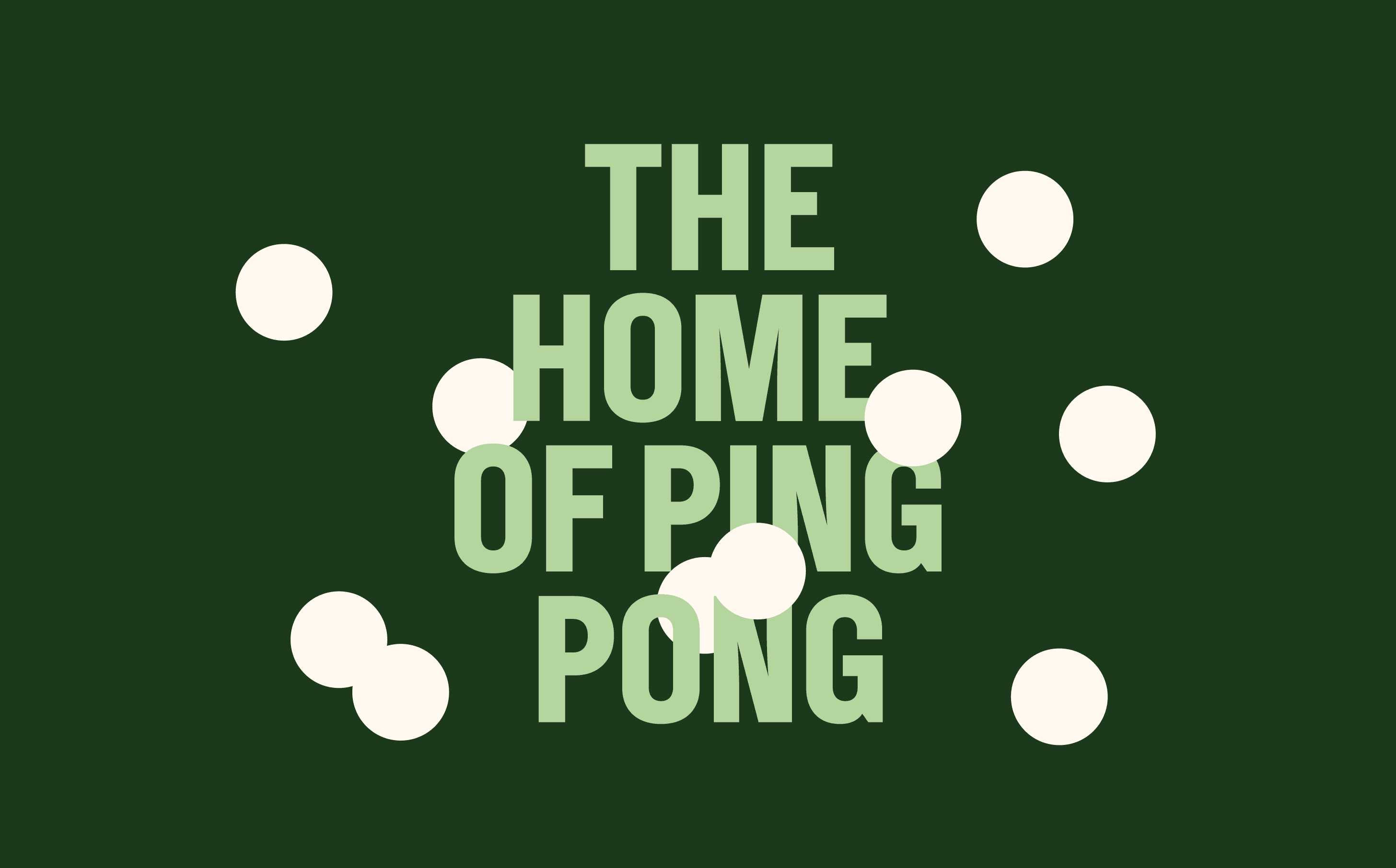 bounce ping pong brand design