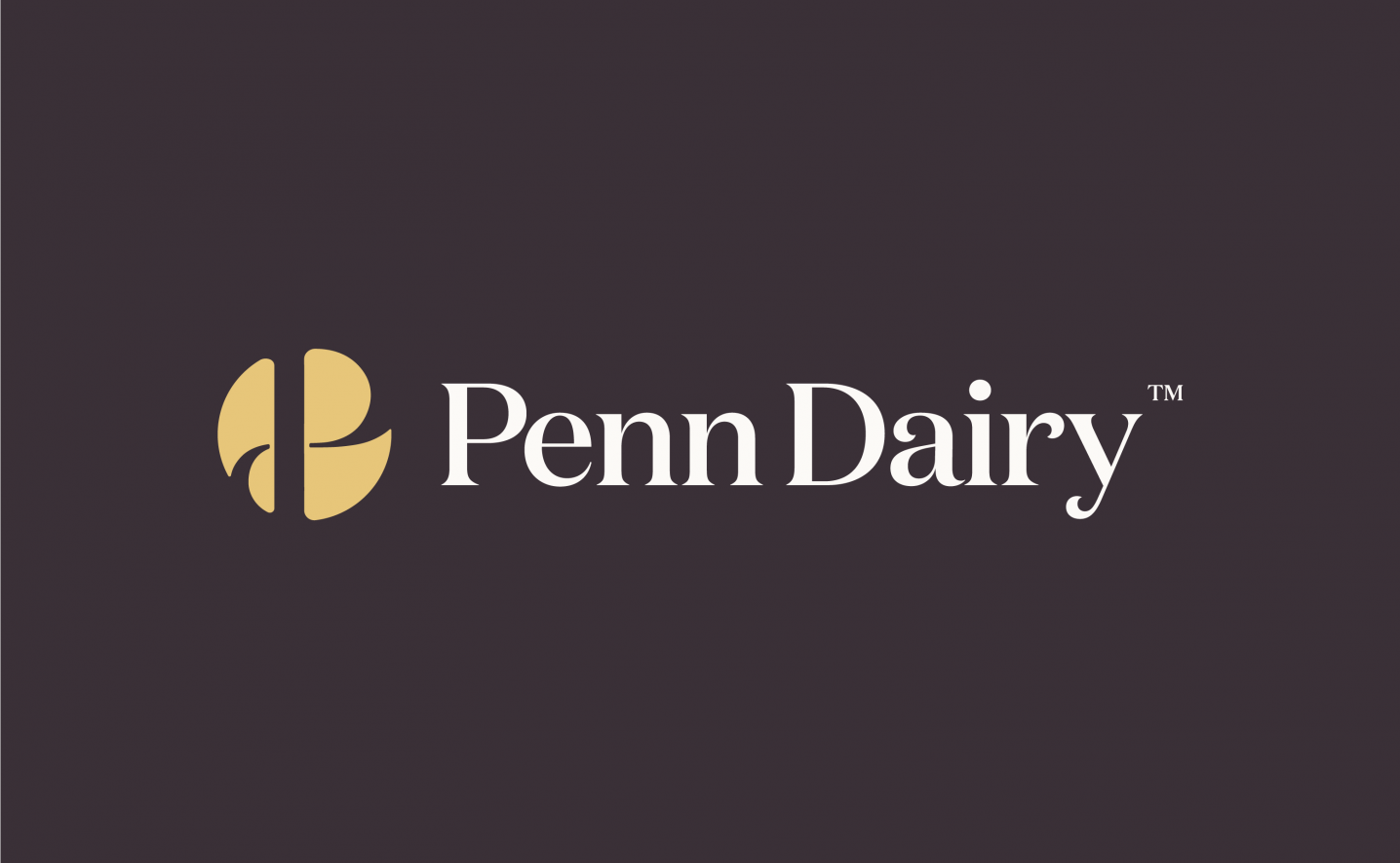 Penn dairy logo design